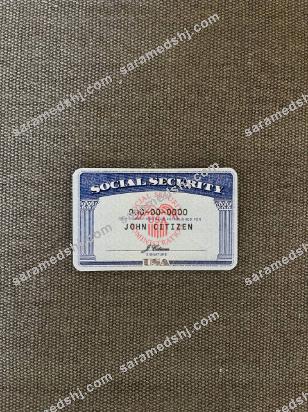 USA SSN photolook textile background FRONT